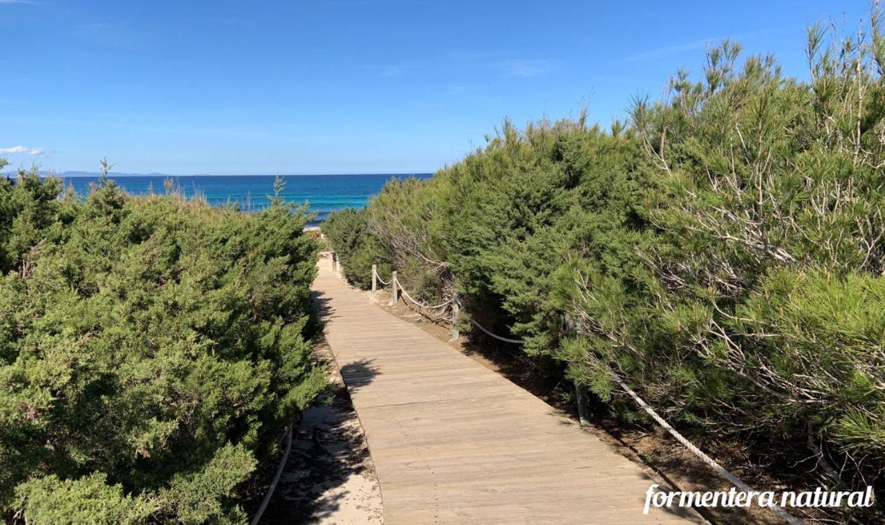 Apto Mar De Es Calo, A Metros De La Playa - Formentera Natural Dış mekan fotoğraf